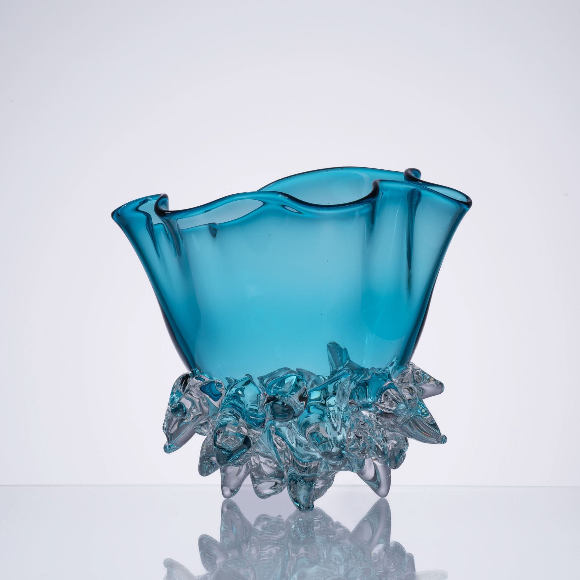 Rhythm of the Ice Sea Glass Sculpture