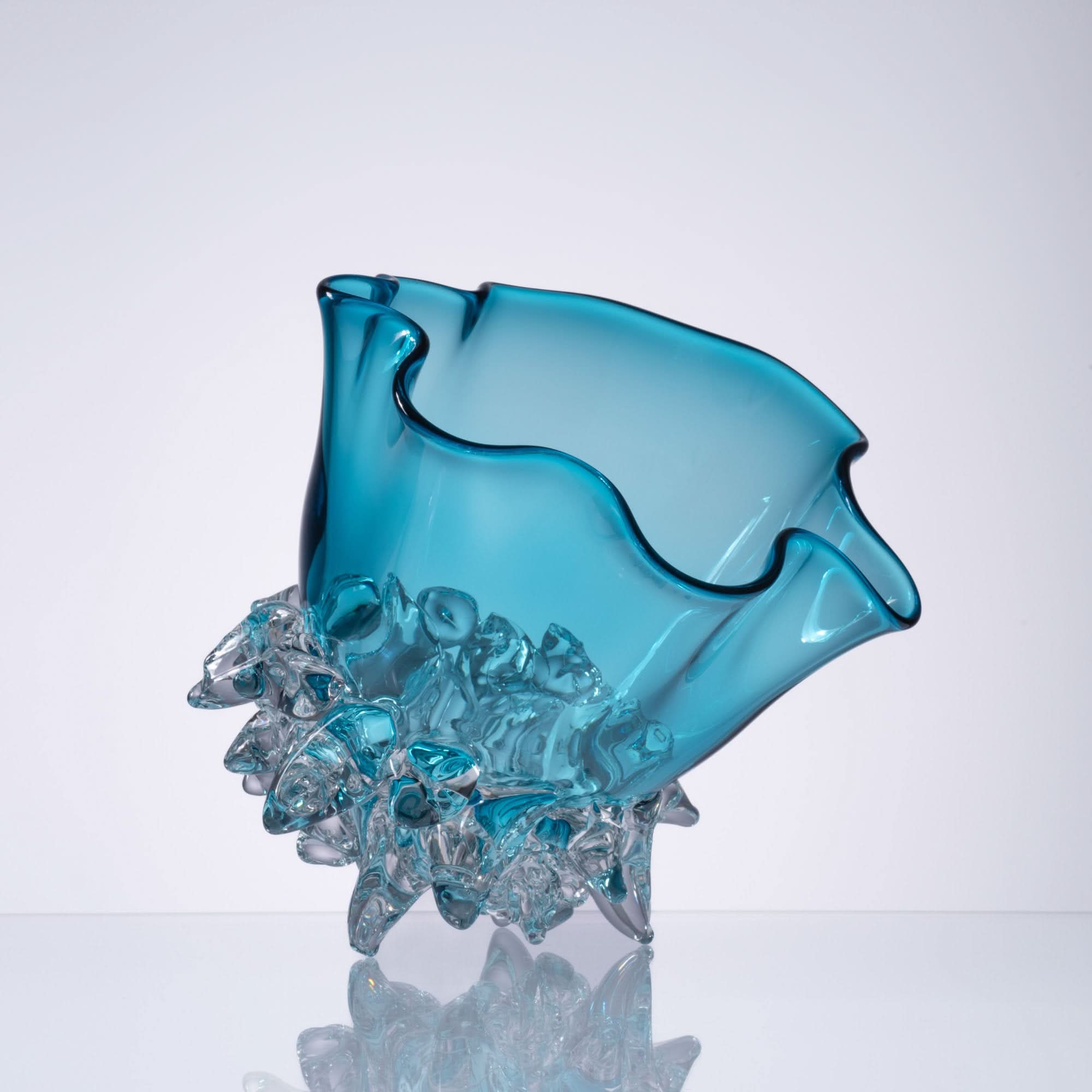 Rhythm of the Ice Sea Glass Sculpture