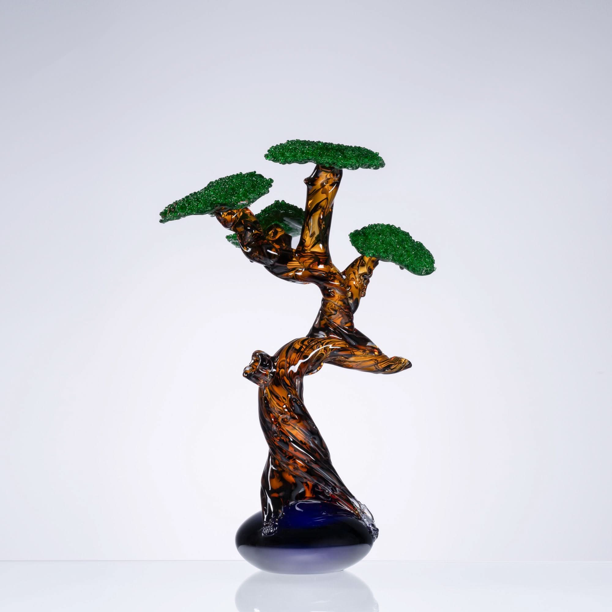 Pine Shadows-I Glass Sculpture