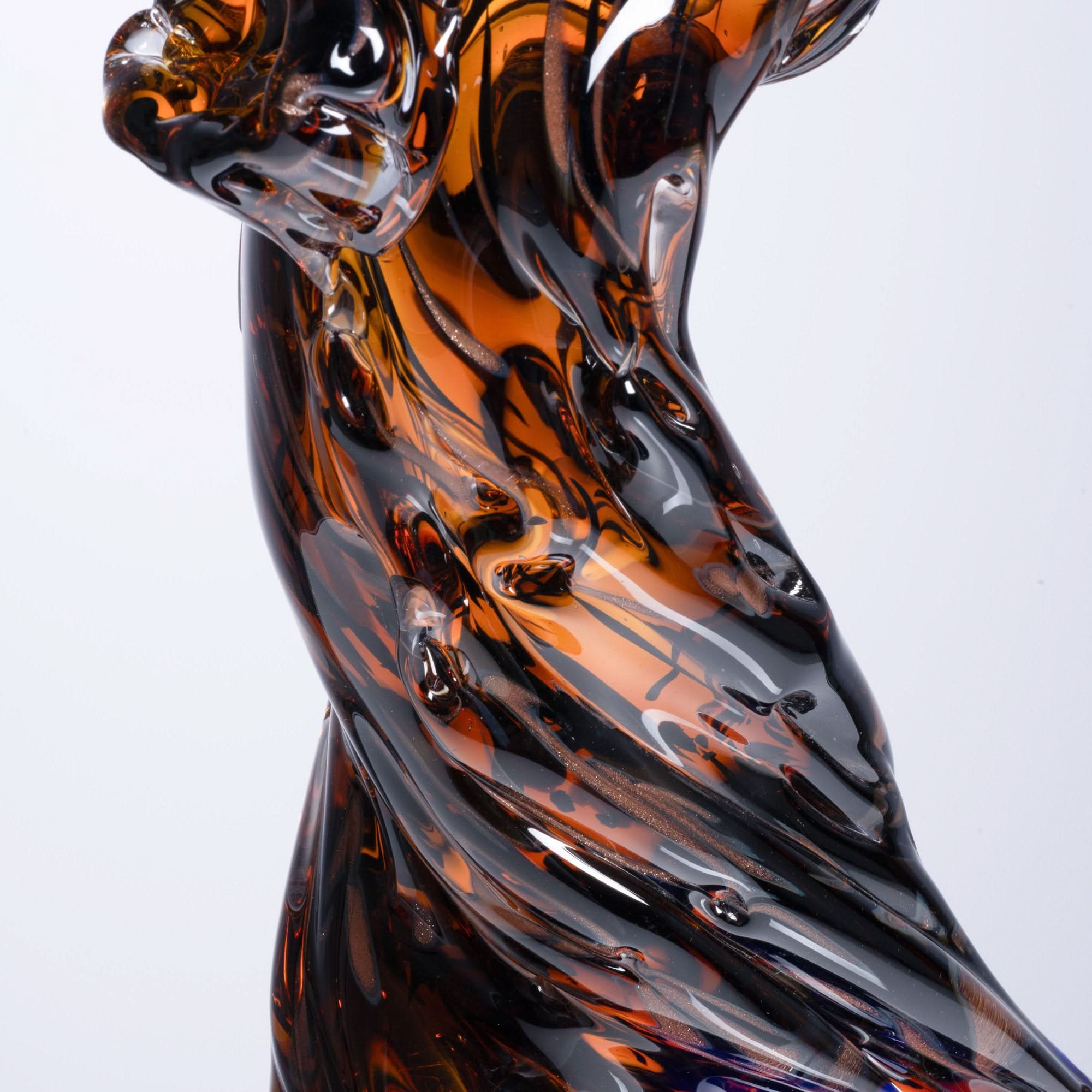 Pine Shadows-II Glass Sculpture