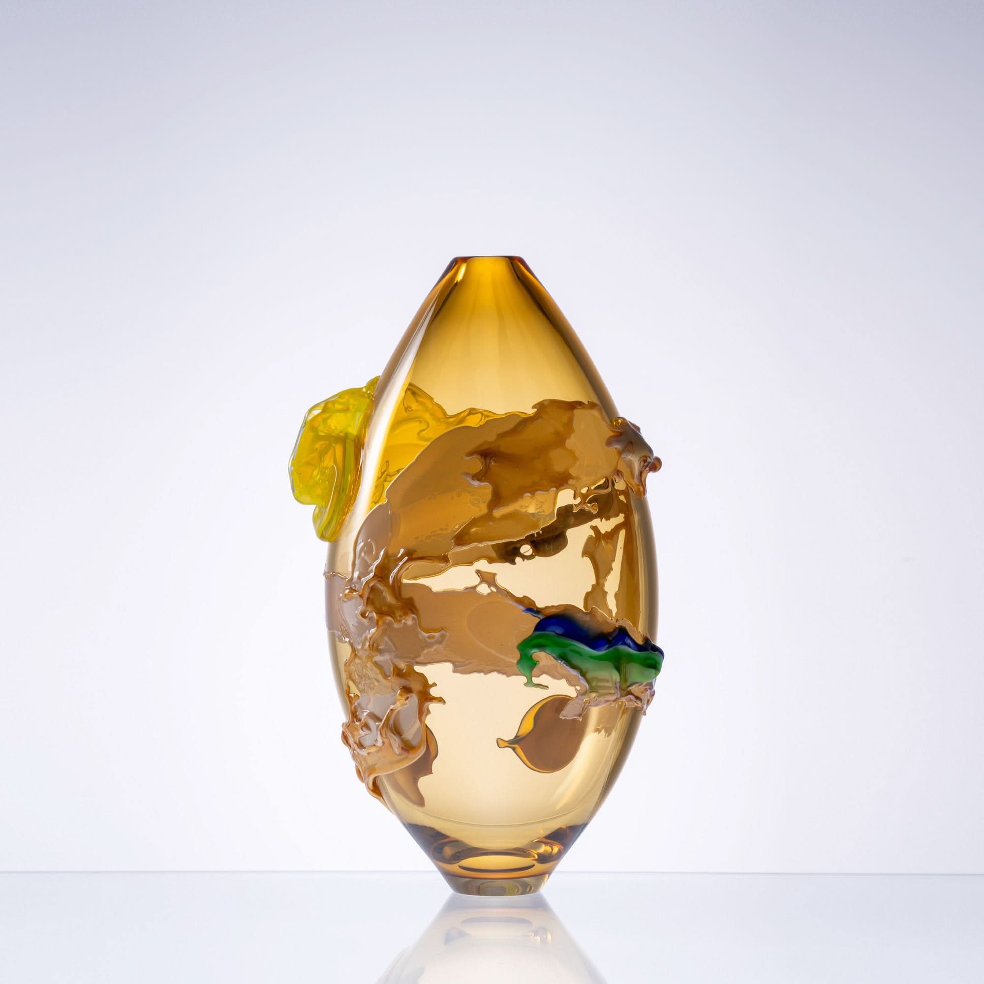 Luminous Flow Glass Sculpture