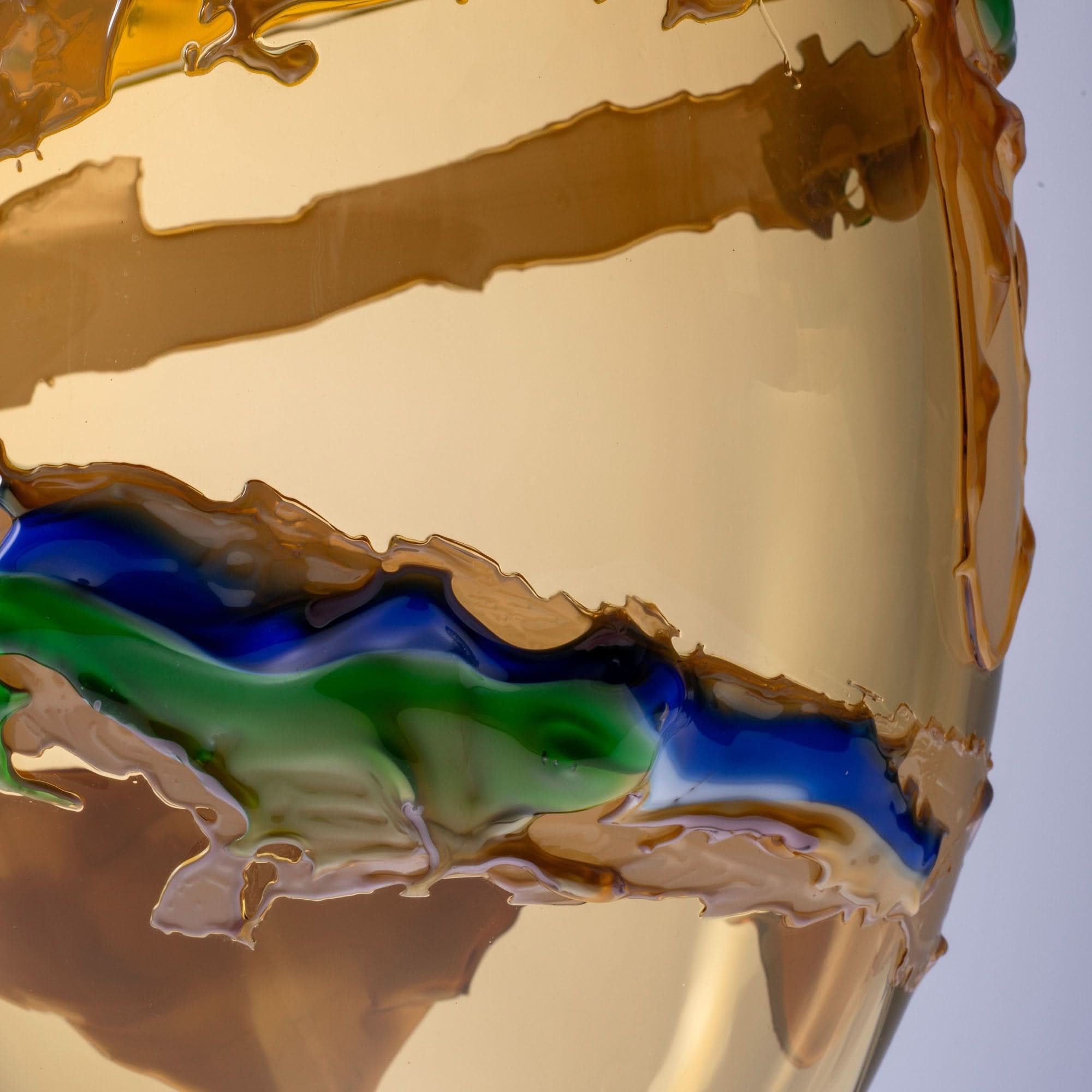 Luminous Flow Glass Sculpture