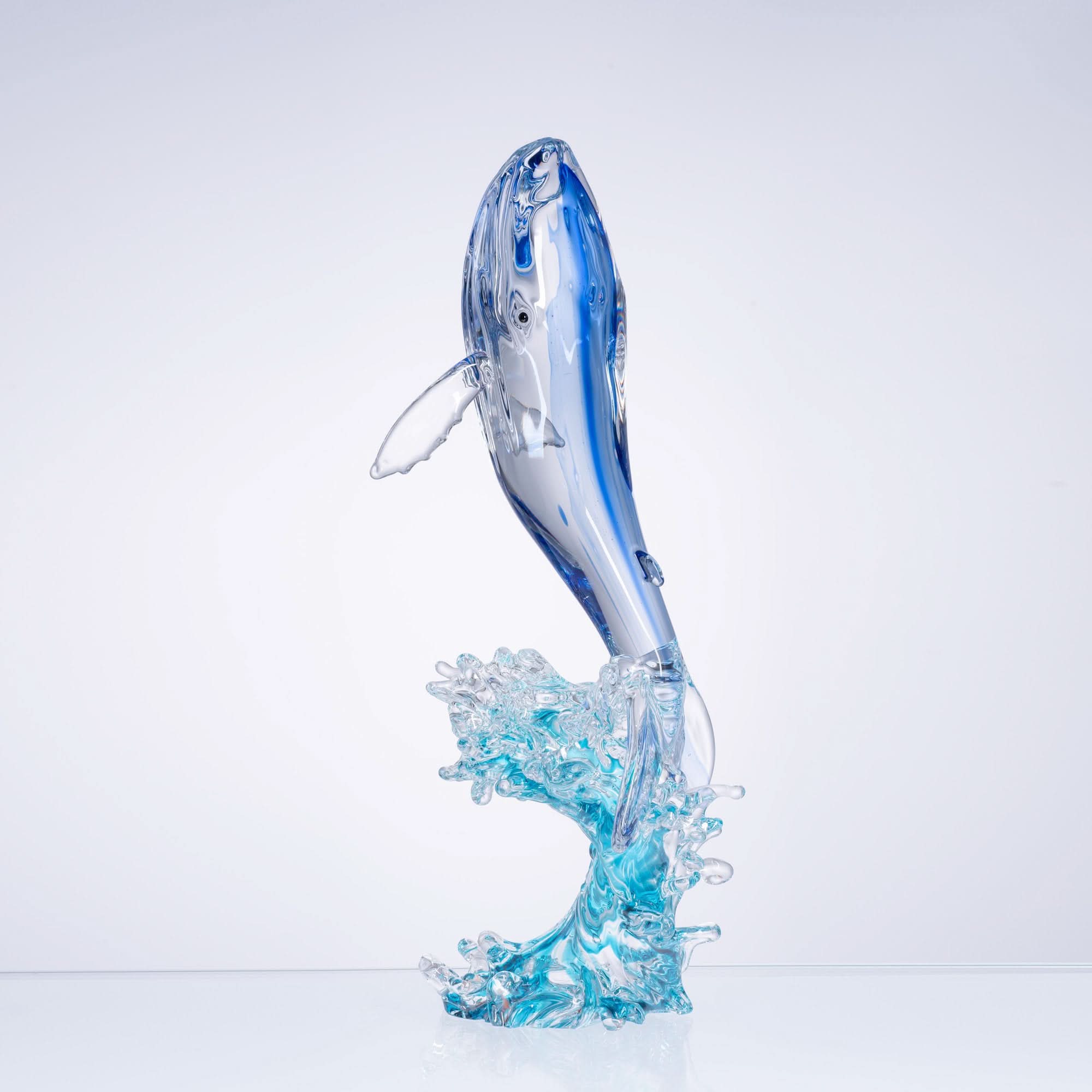 Might of the Giant Waves Glass Sculpture