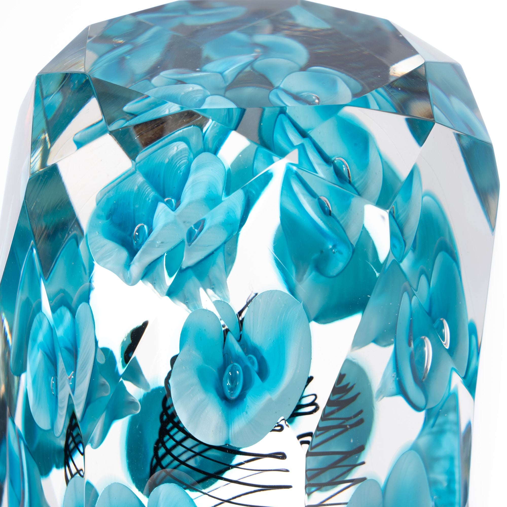 Blossom--crysflare--glass art sculpture--crystal