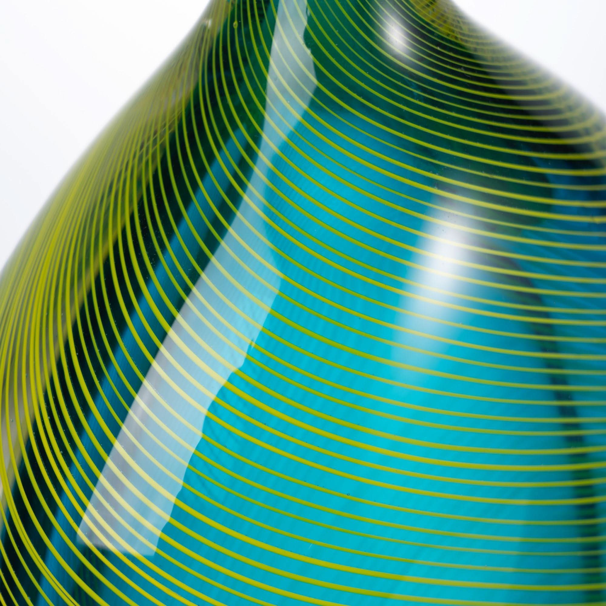Filigree--Blue Glass Sculpture