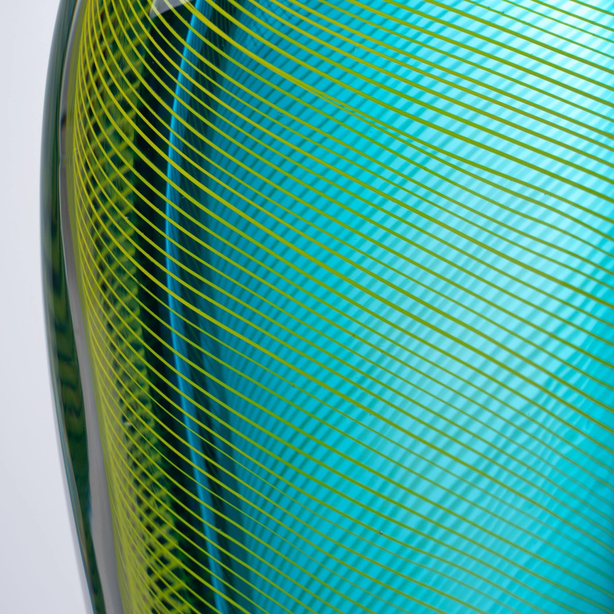 Filigree--Blue Glass Sculpture