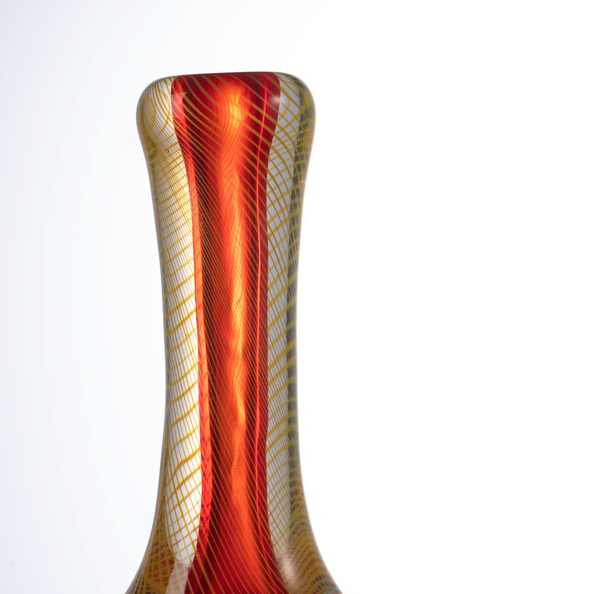 Filigree--Red Glass Sculpture