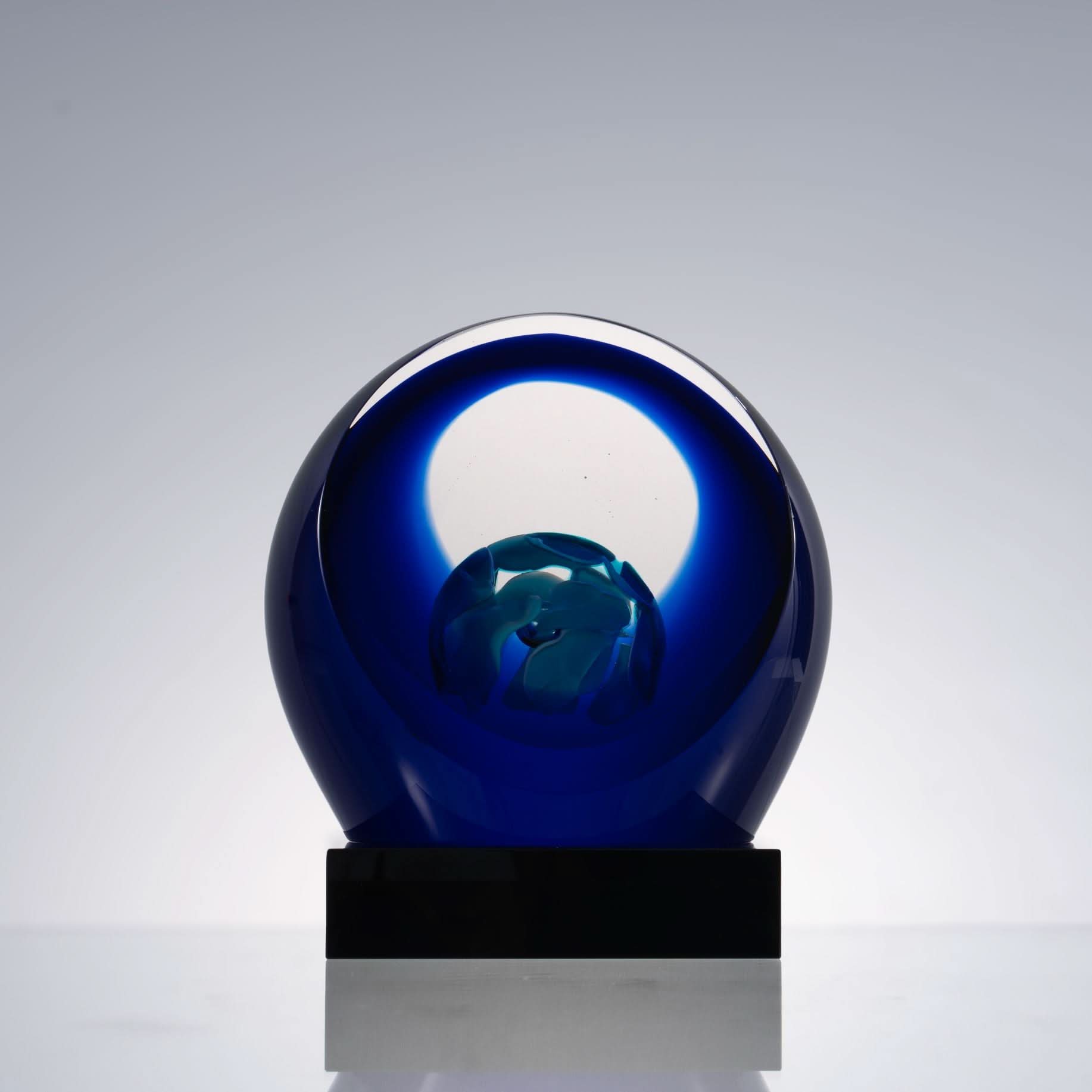 Cosmic Tide Glass Sculpture
