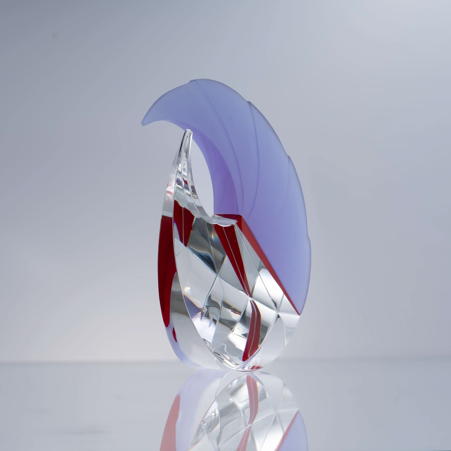 Moonlit Dream Glass Sculpture