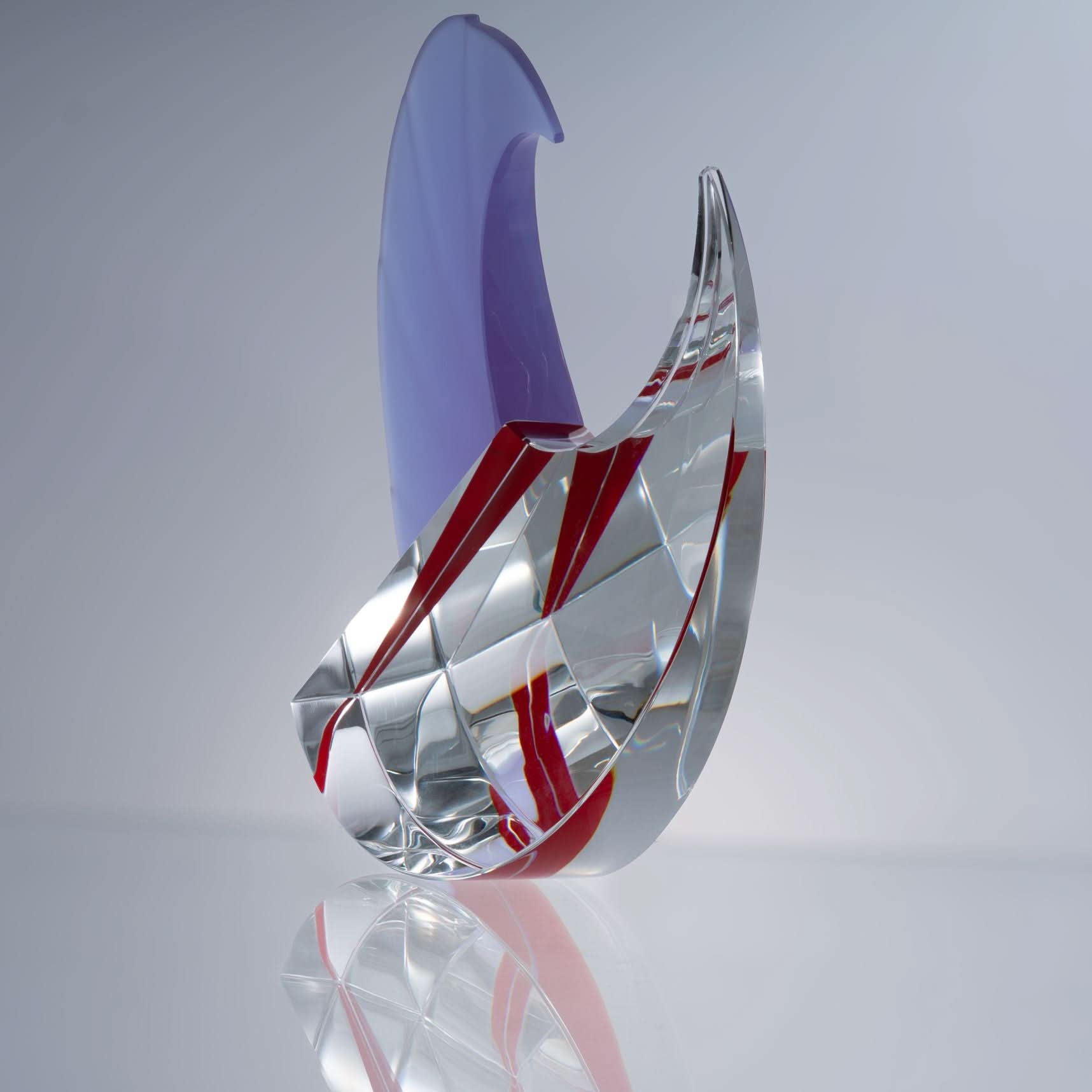 Moonlit Dream Glass Sculpture