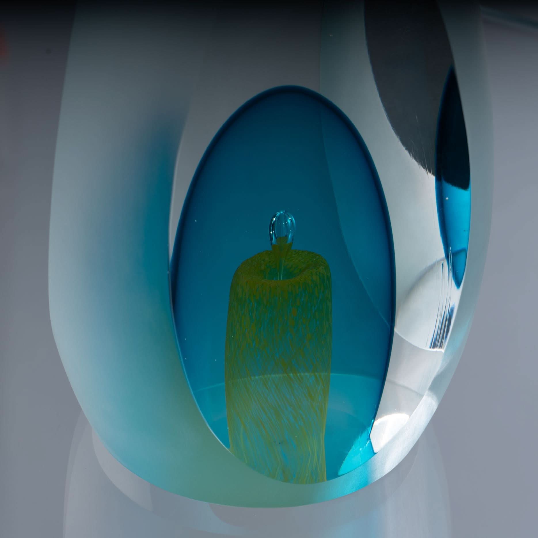 Water Droplet Glass Sculpture