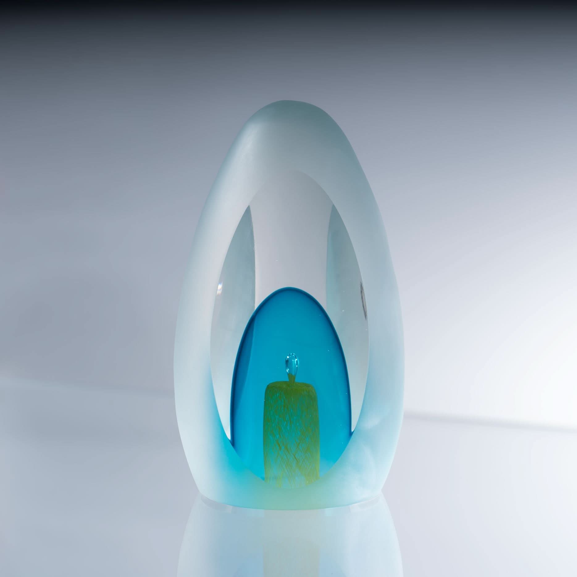 Water Droplet Glass Sculpture