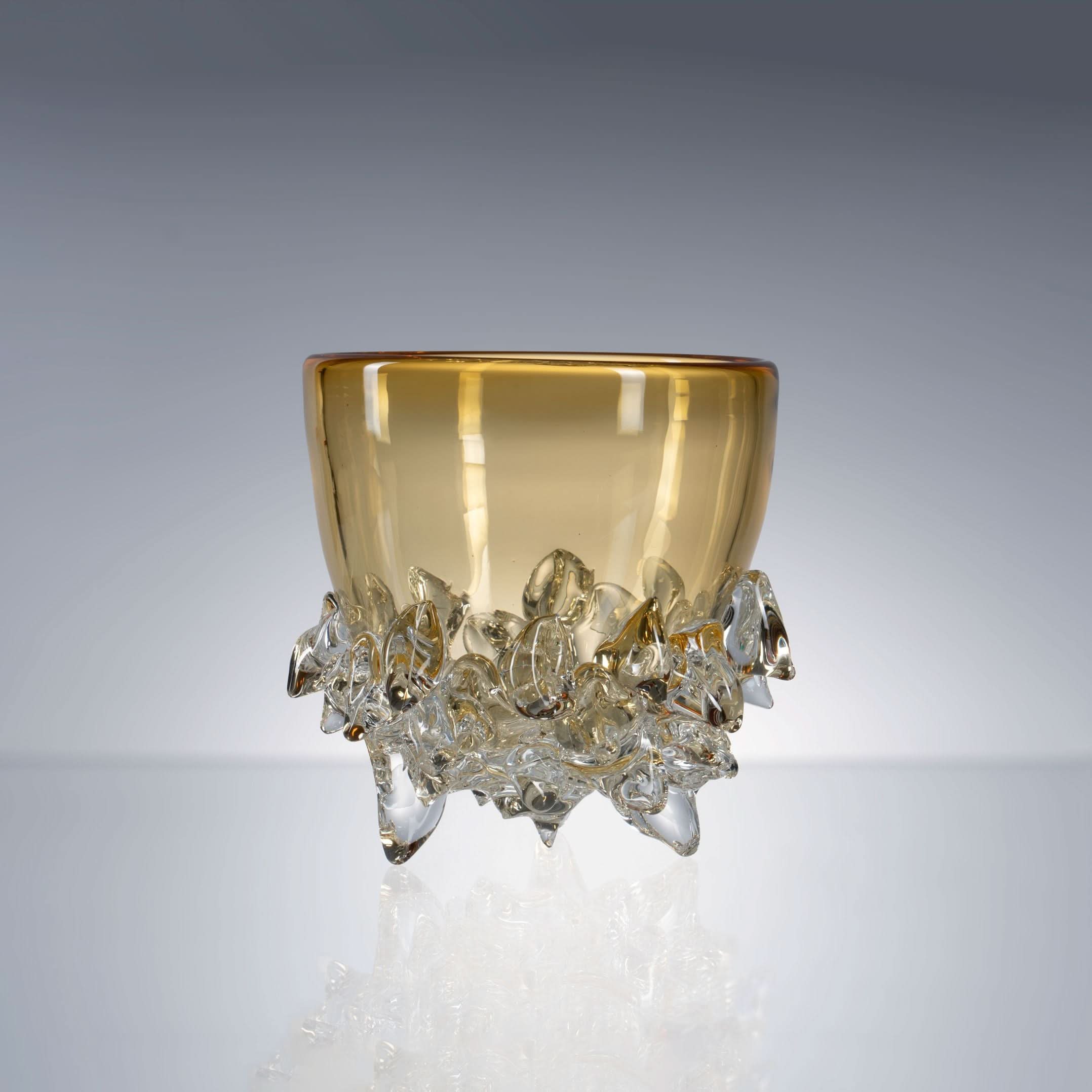 Winter's Chalice Glass Sculpture