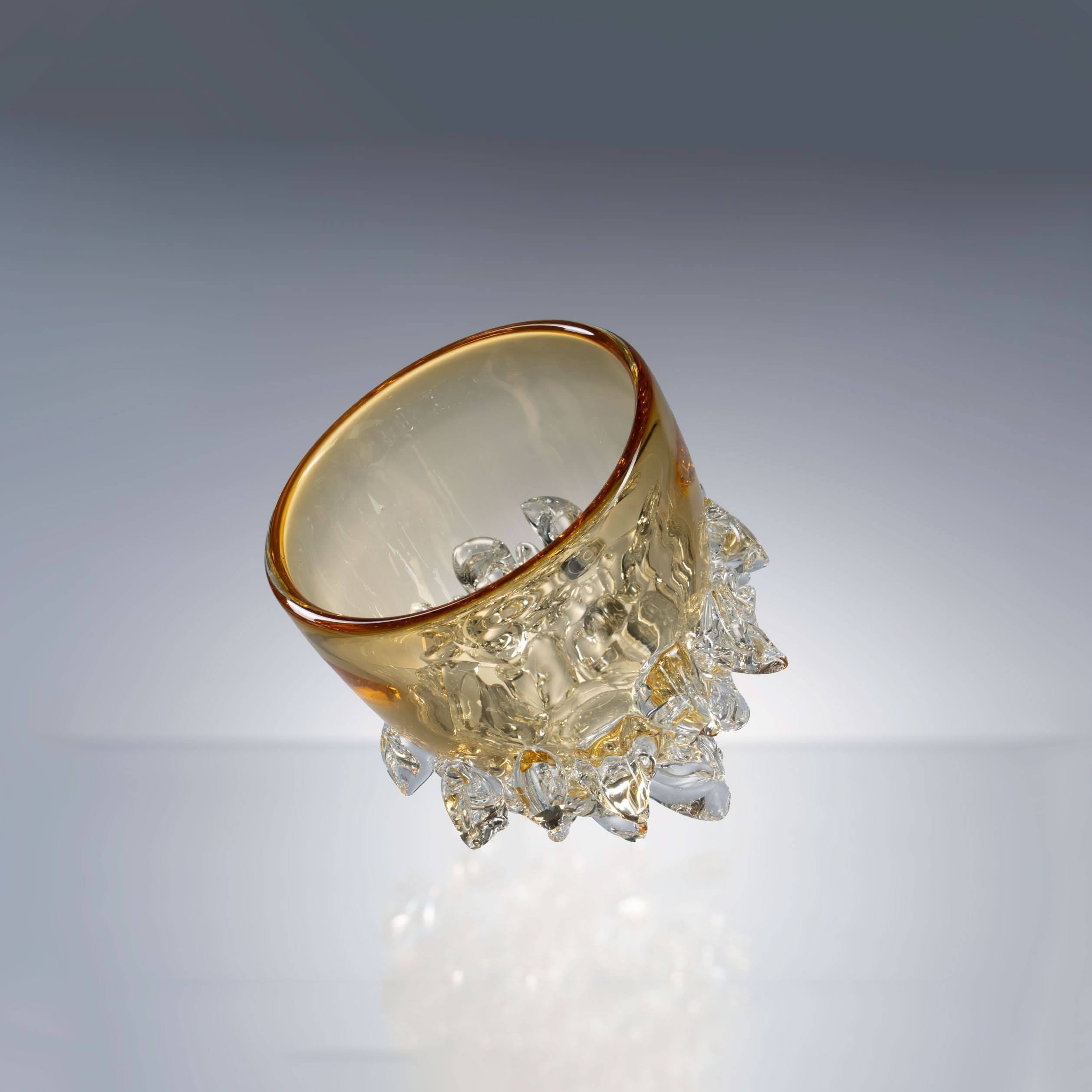 Winter's Chalice Glass Sculpture