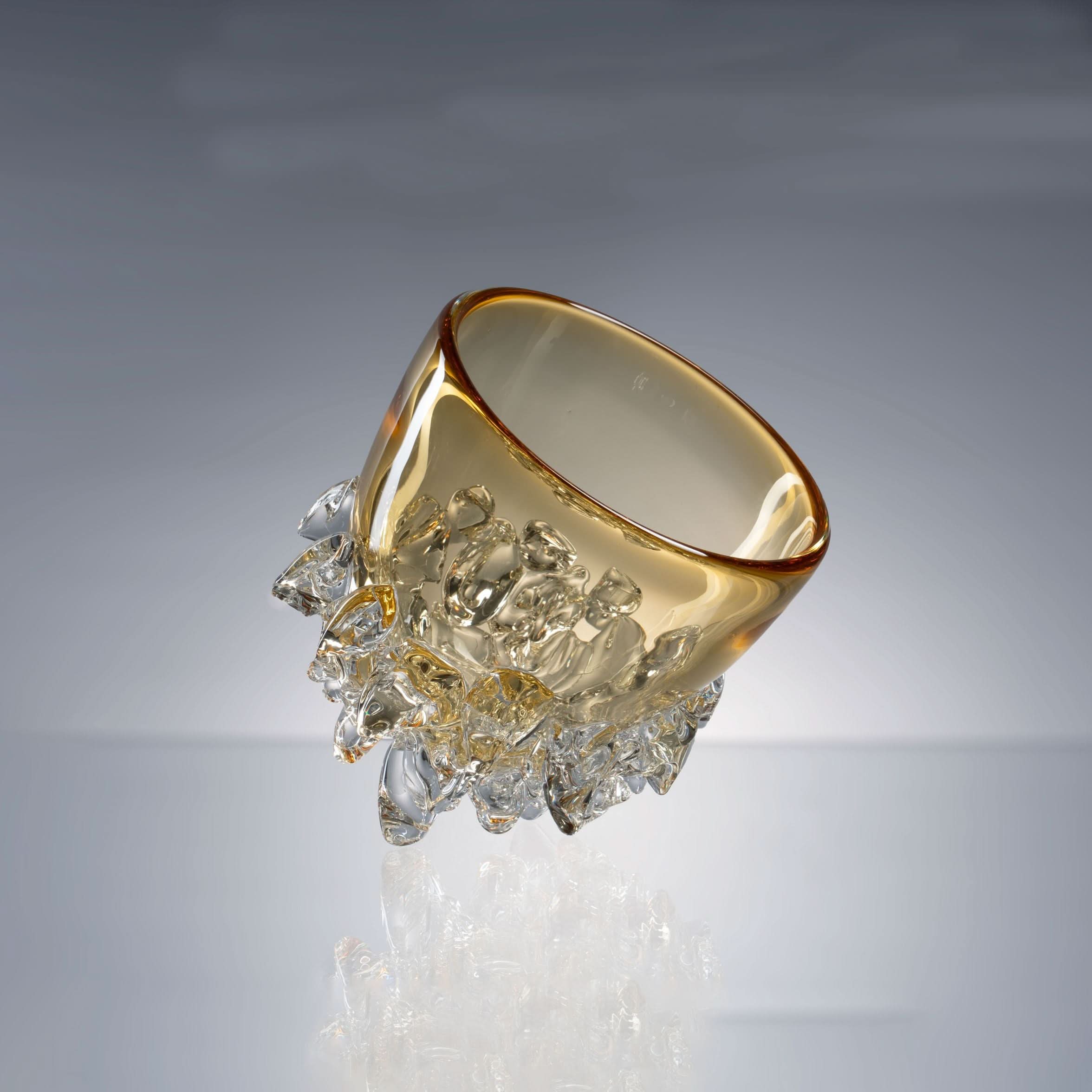 Winter's Chalice Glass Sculpture