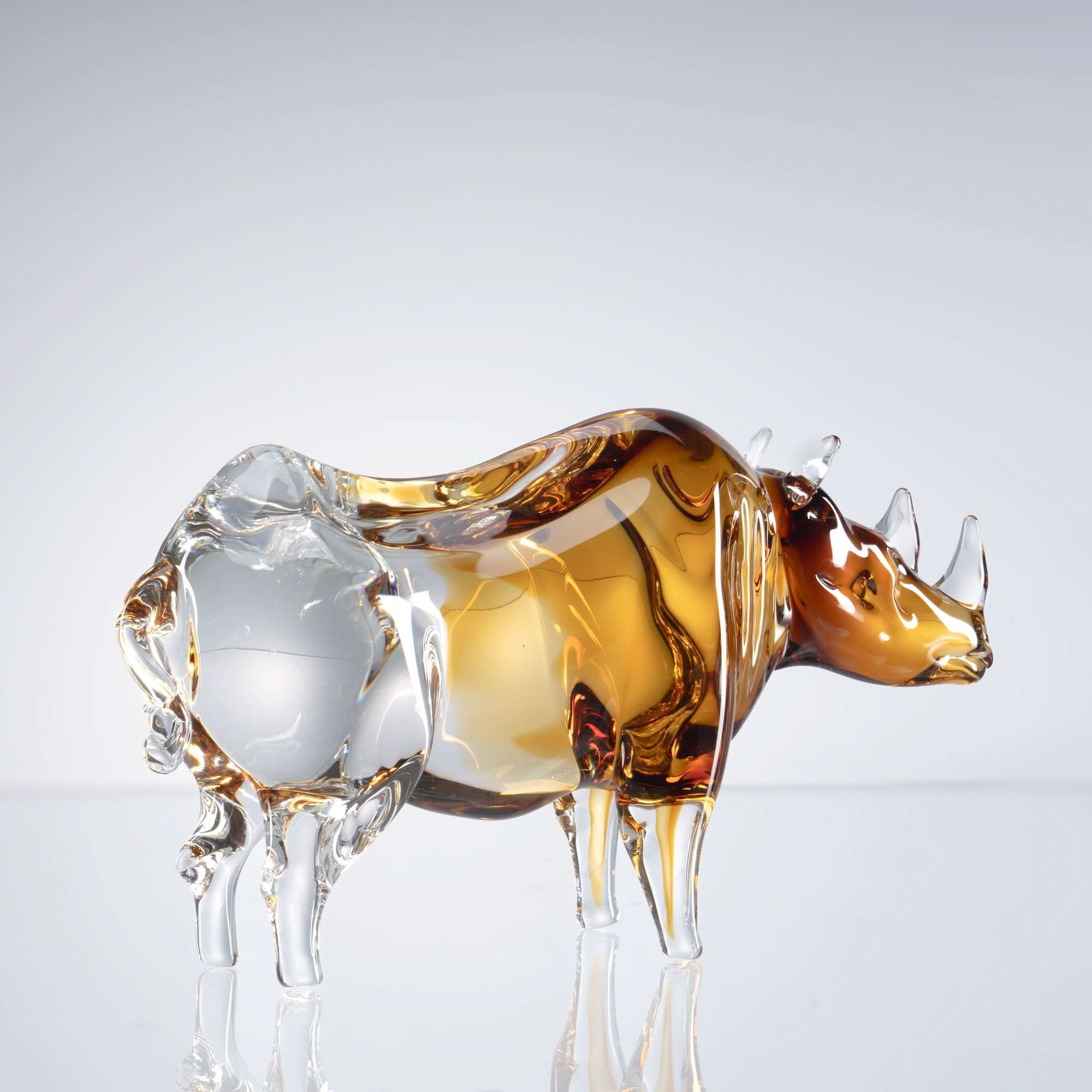 Calydor_Brown_--crysflare--glass art sculpture--crystal