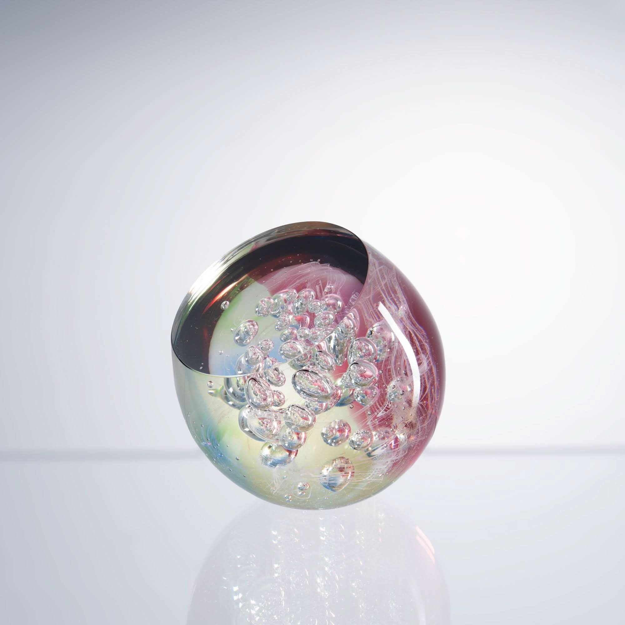 Floral Splendor Glass Sculpture
