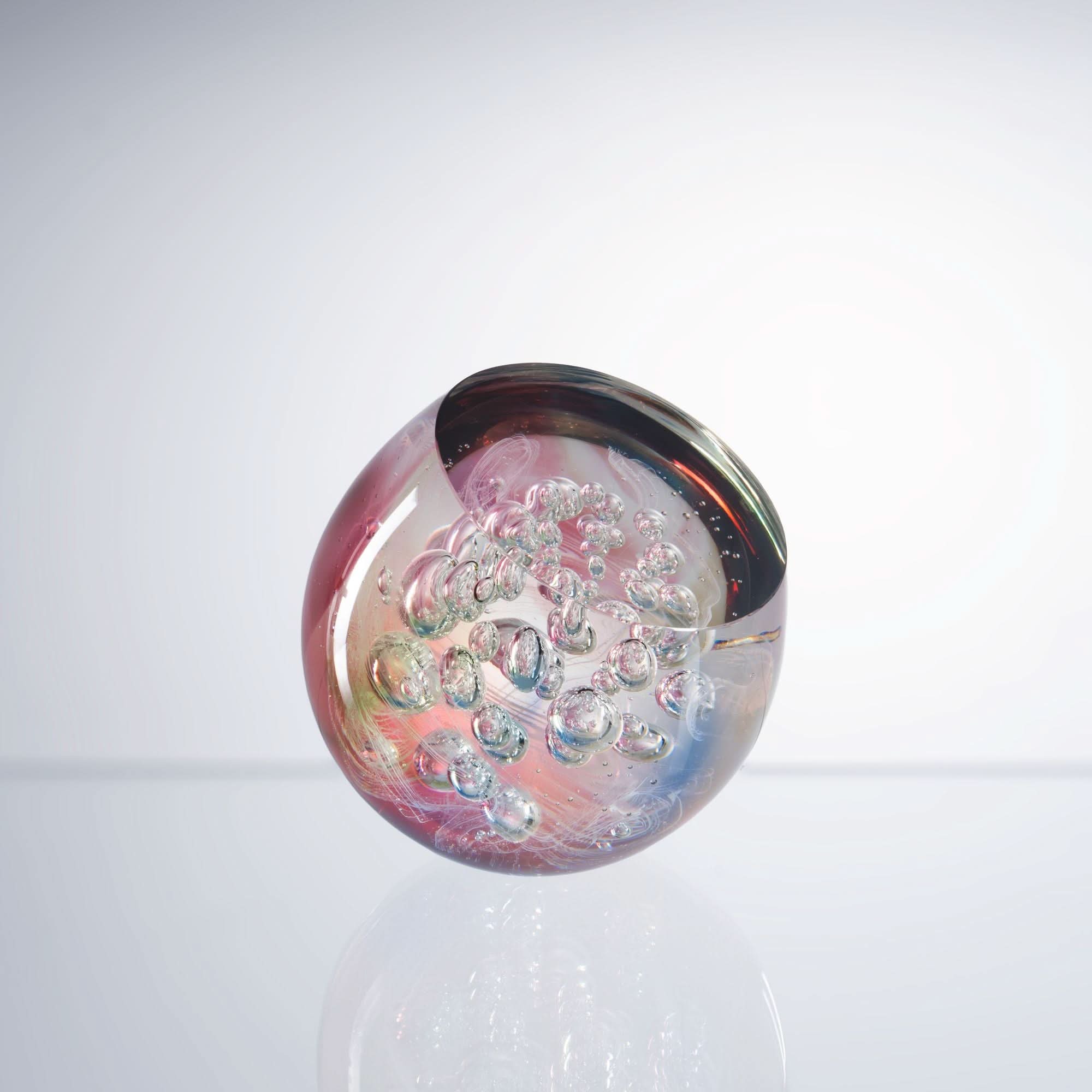Floral Splendor Glass Sculpture