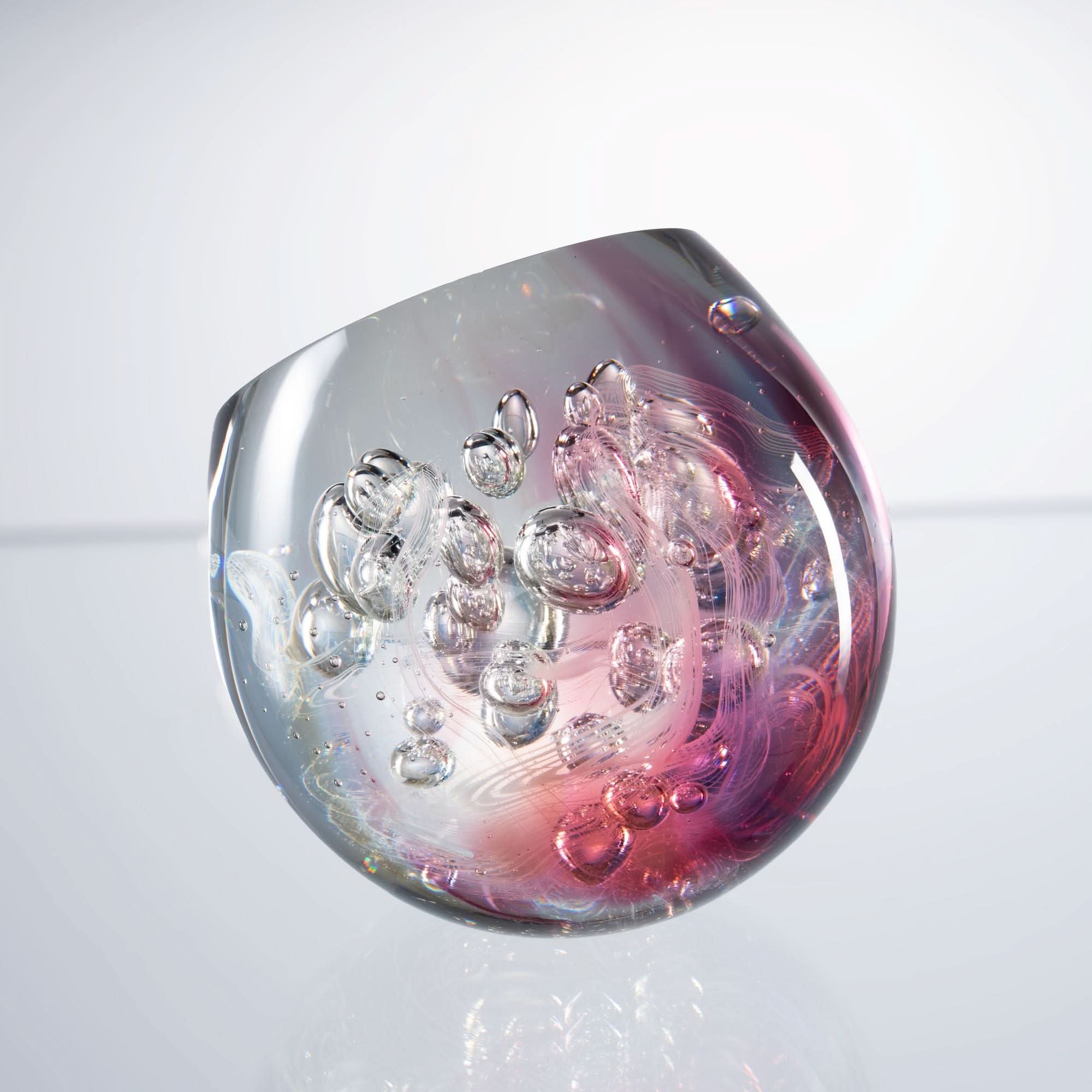 Floral Splendor Glass Sculpture