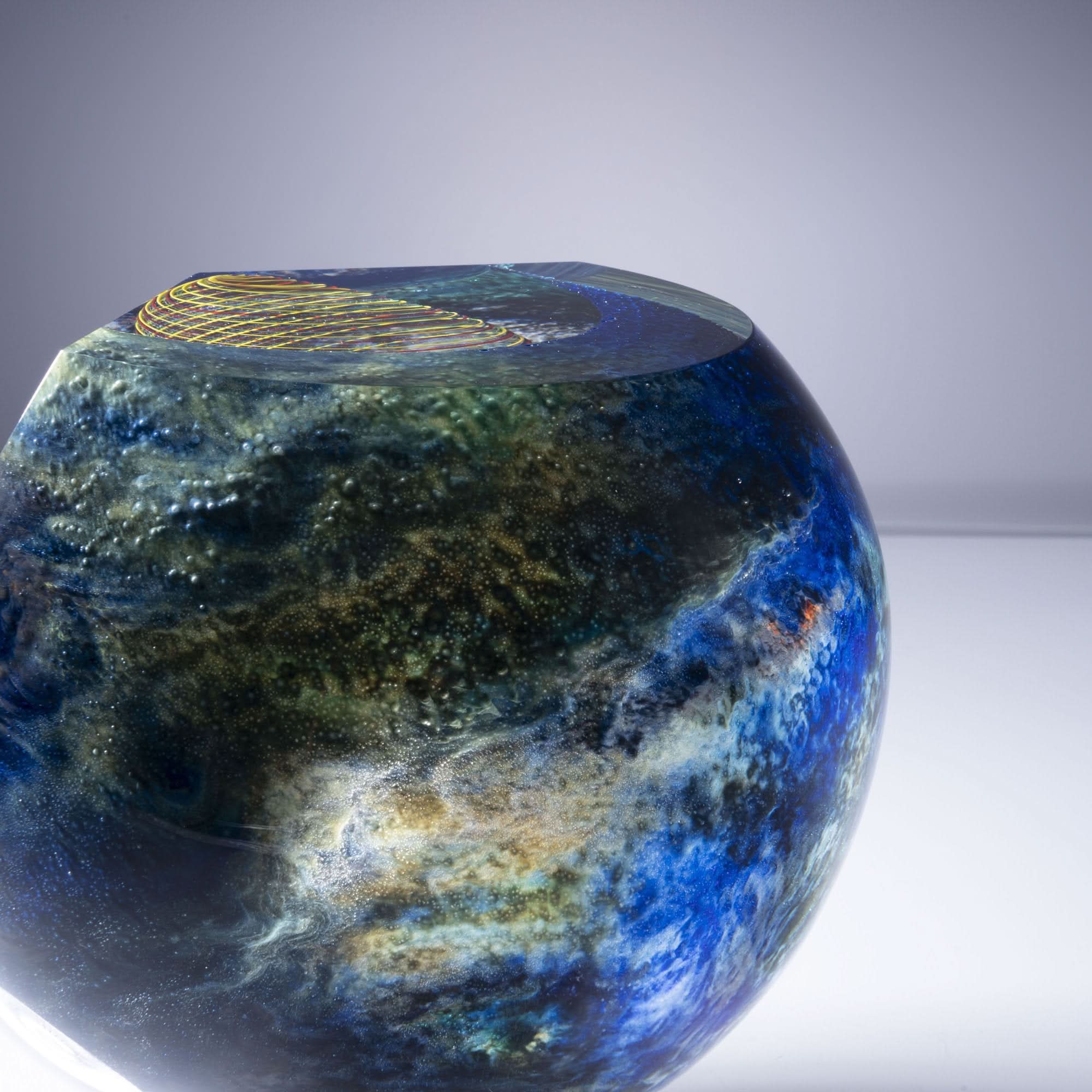 Night sky Glass Sculpture
