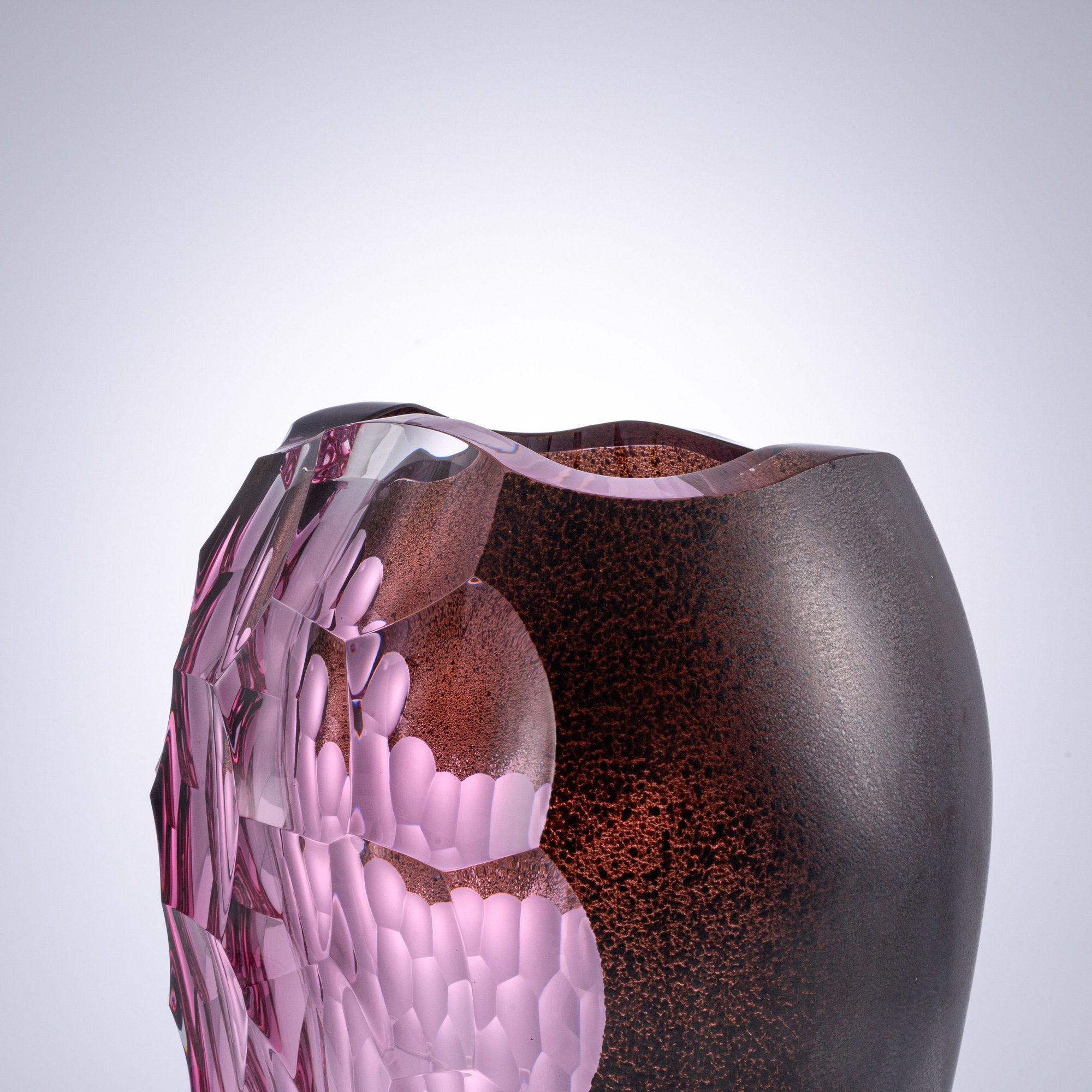 Amethyst Ripple--Vase