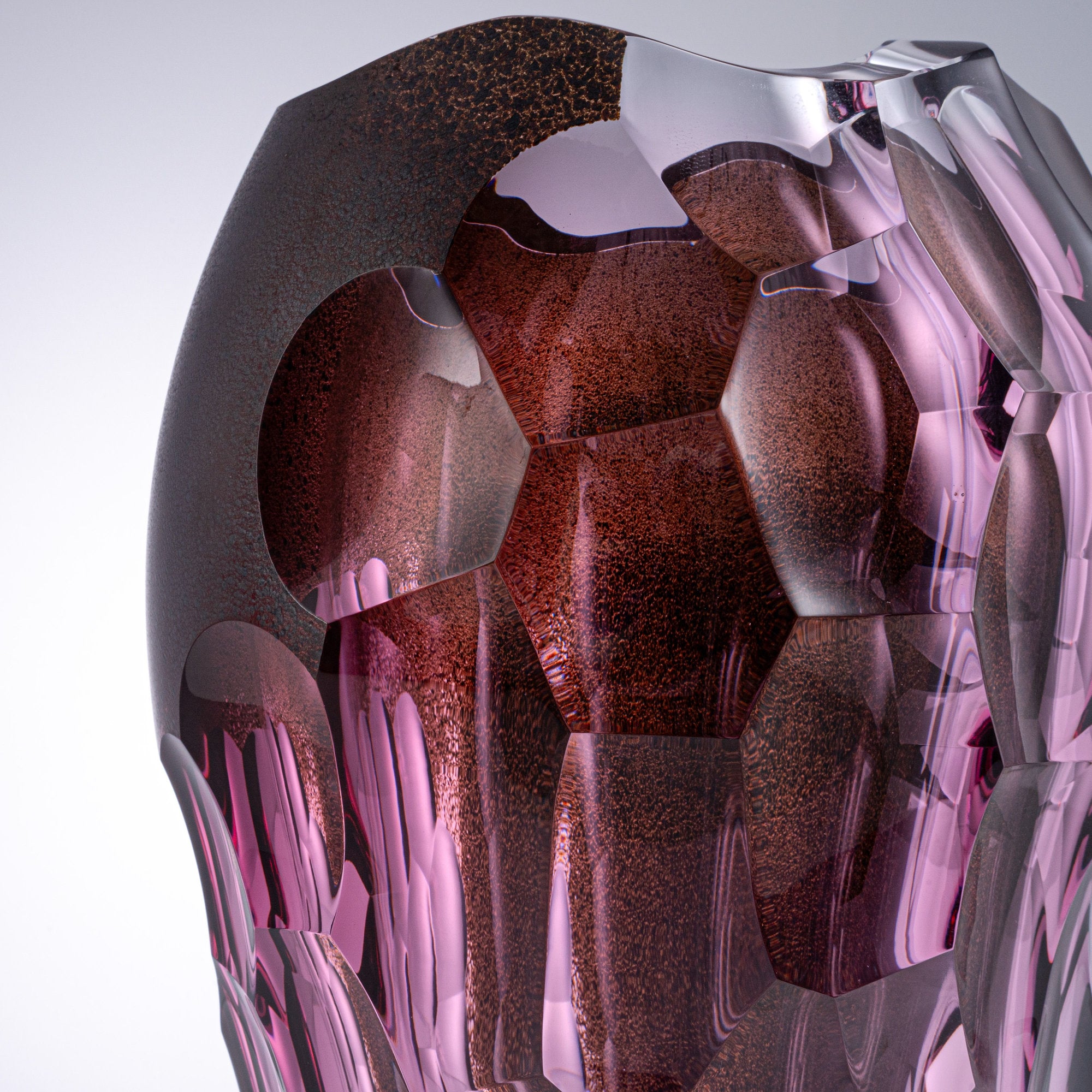 Amethyst Ripple--Vase
