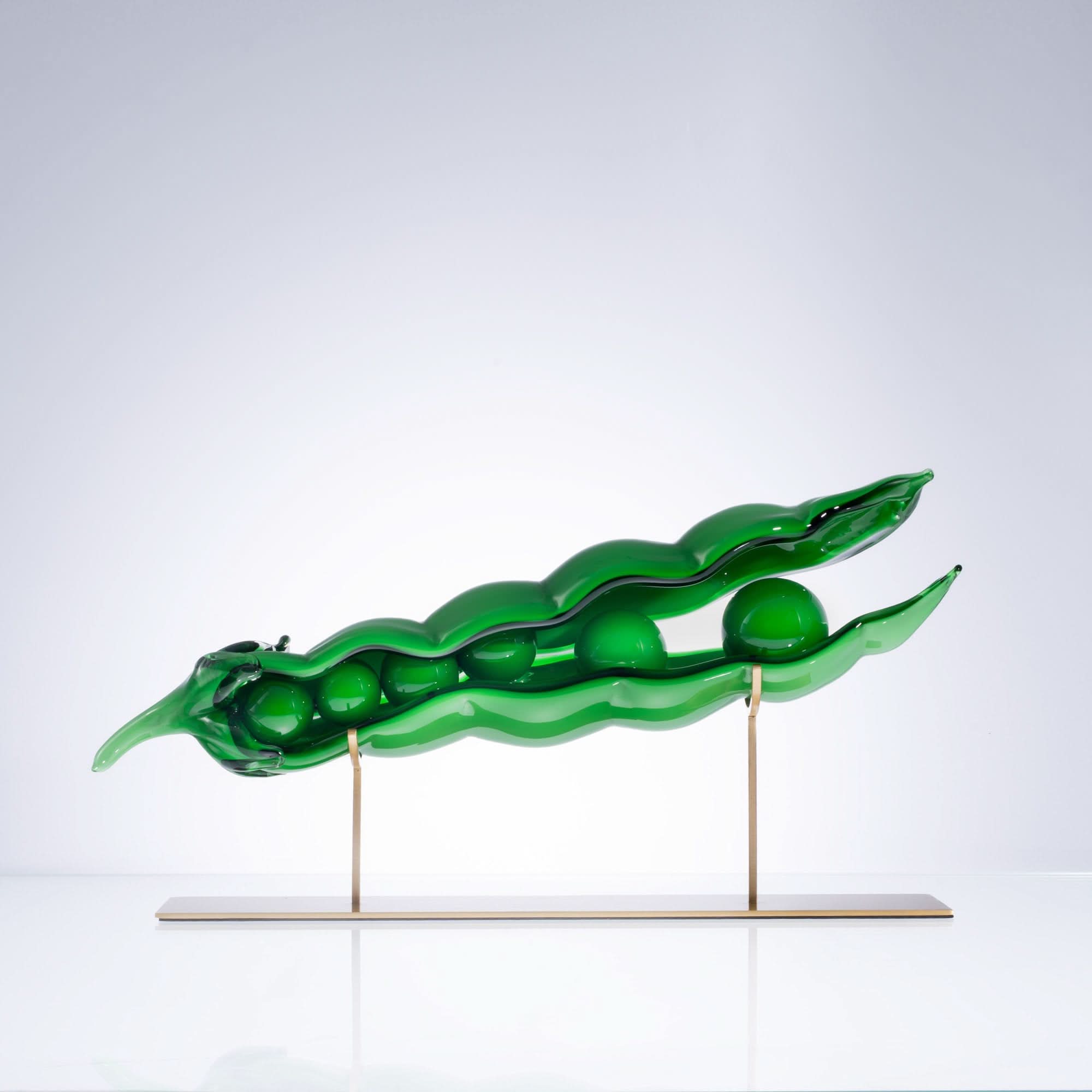 Ode to Green Glass Art Piece