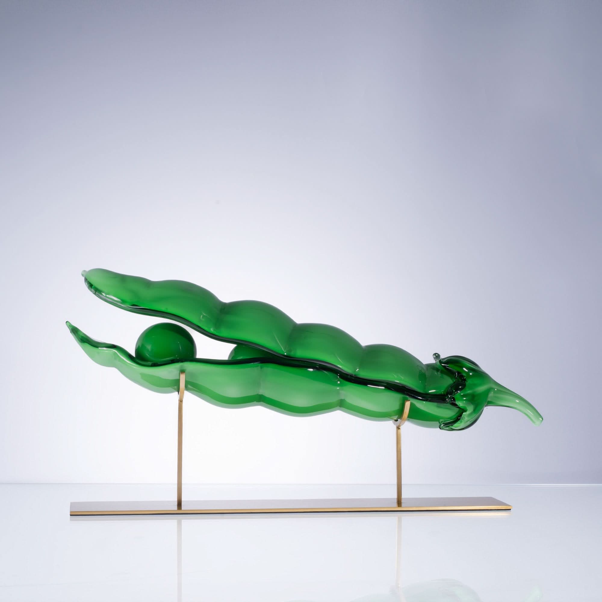 Ode to Green Glass Art Piece