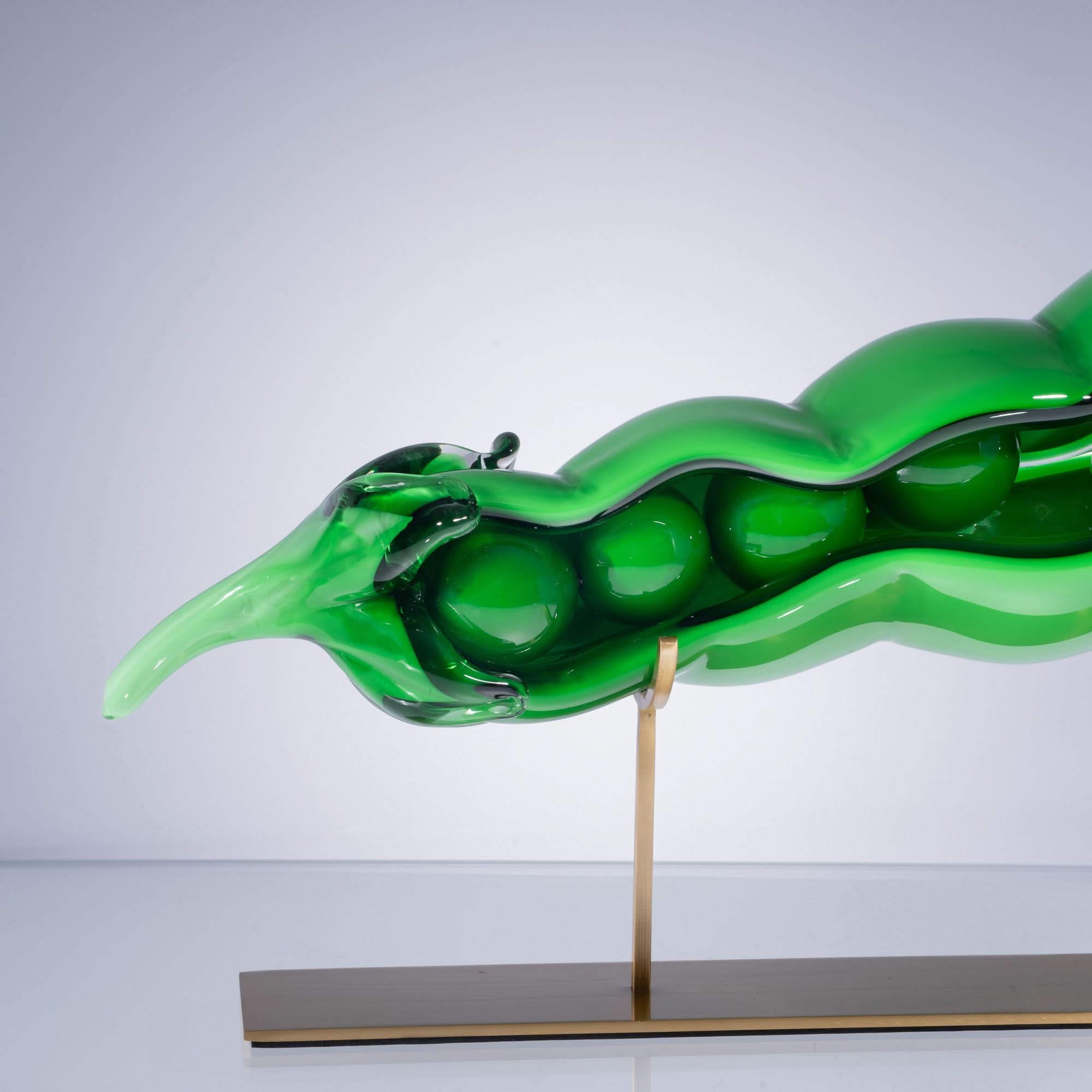 Ode to Green Glass Art Piece
