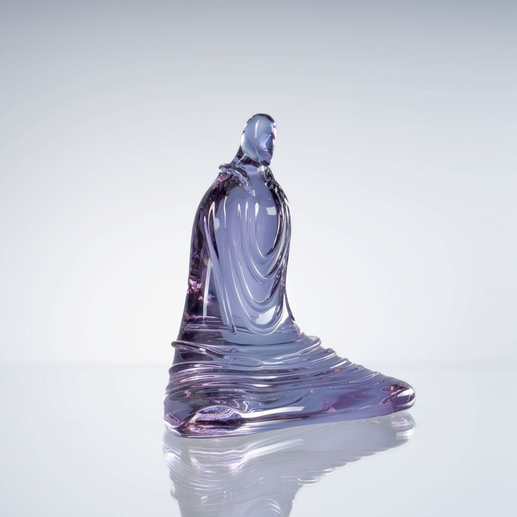 Practicing Zen Glass Sculpture