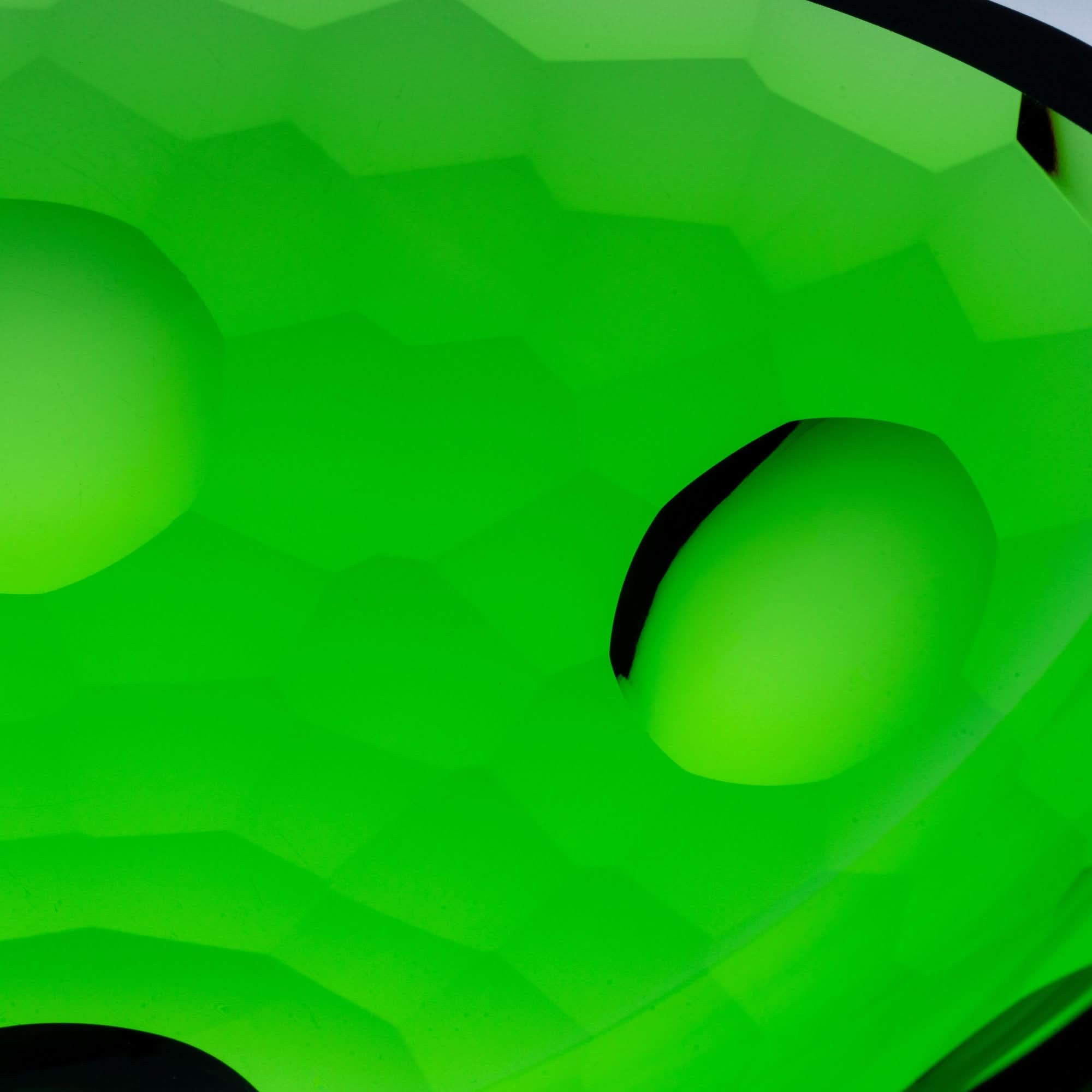 Emerald Mirage Glass Sculpture
