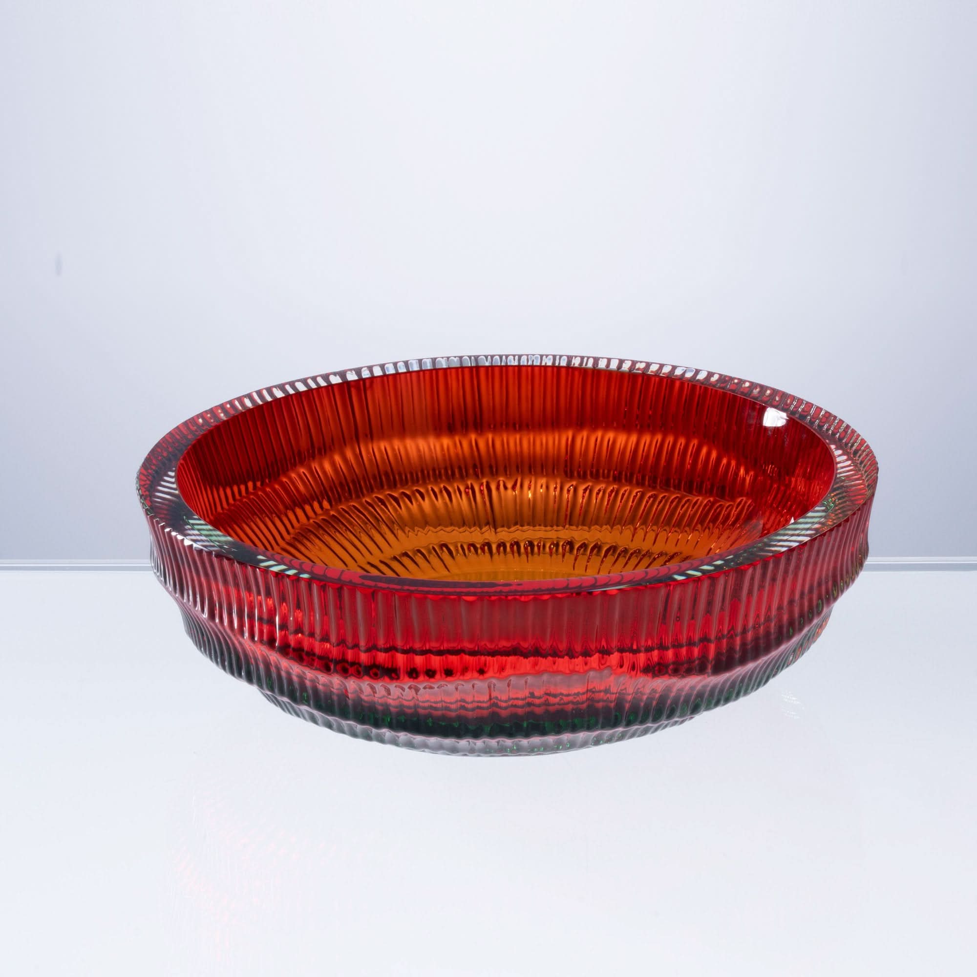 Undercurrent--Red Glass Bowl