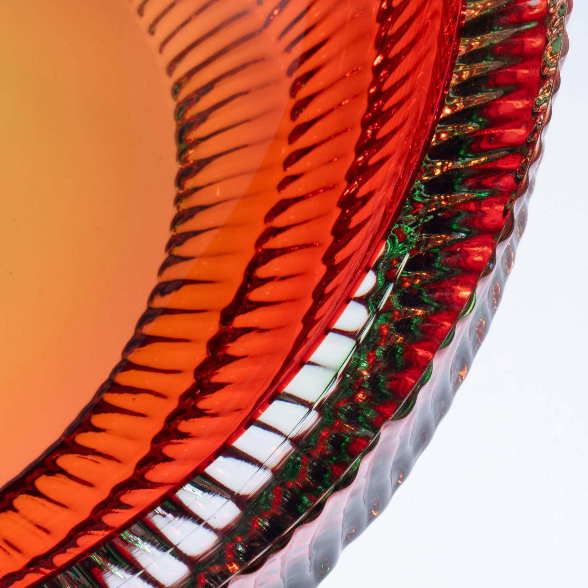 Undercurrent--Red Glass Bowl