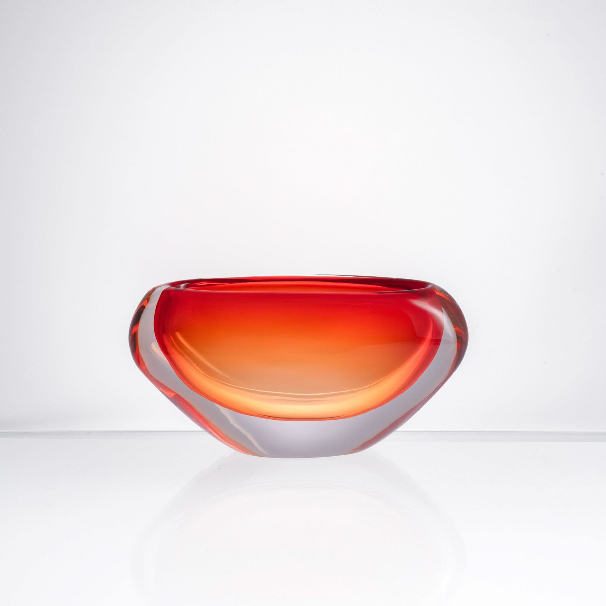 Sunset Embrace Glass Sculpture