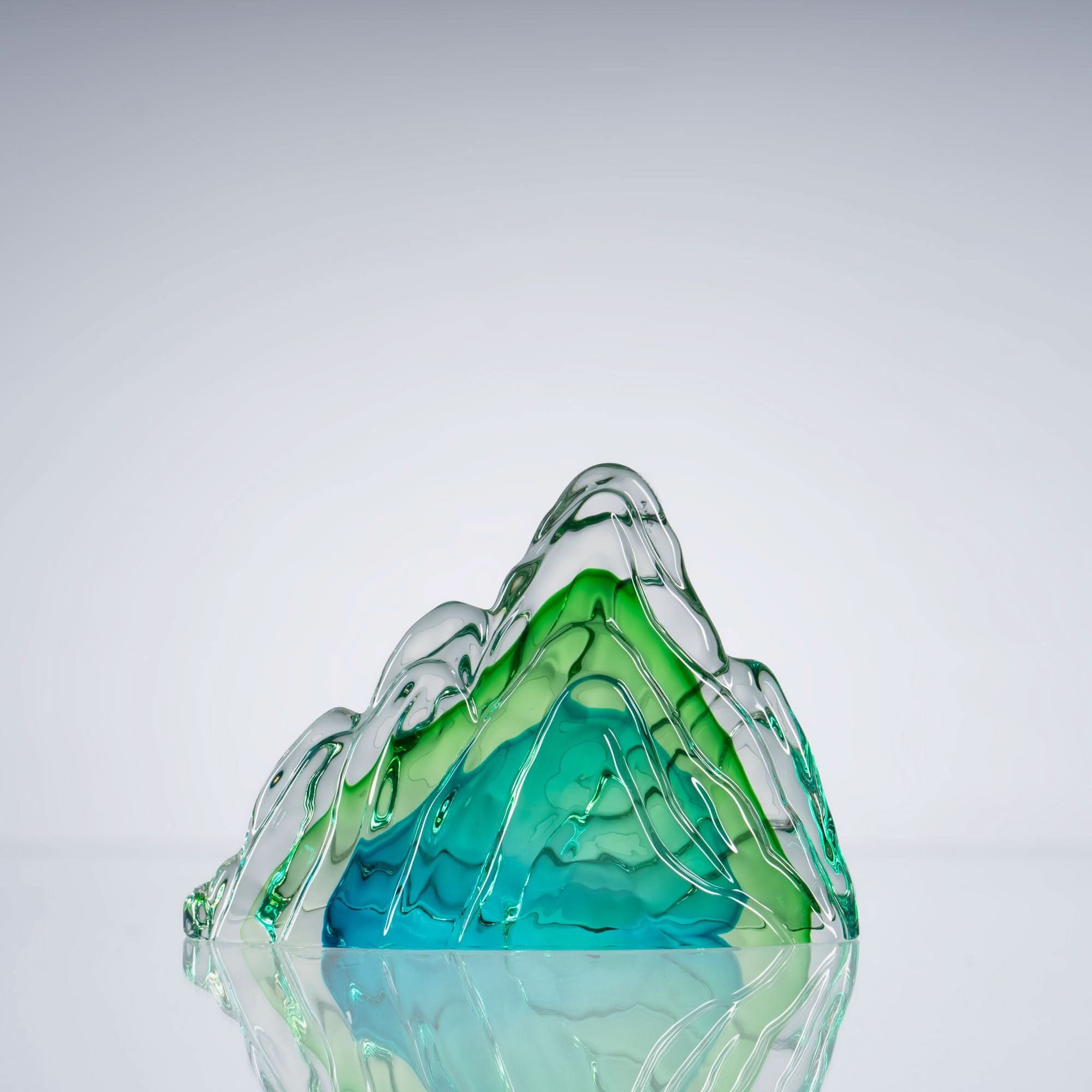 Sansuikyo--II Glass Sculpture