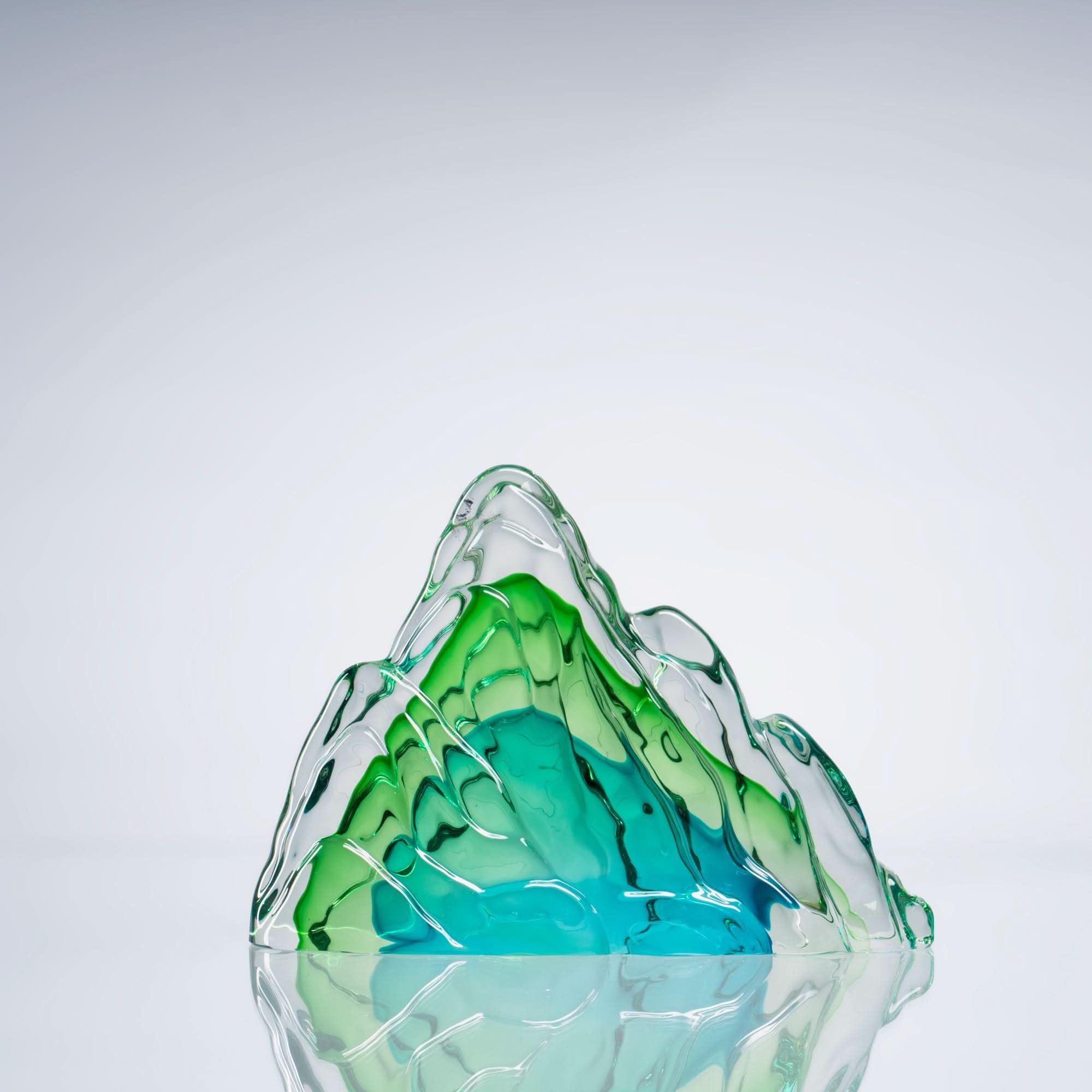Sansuikyo--II Glass Sculpture