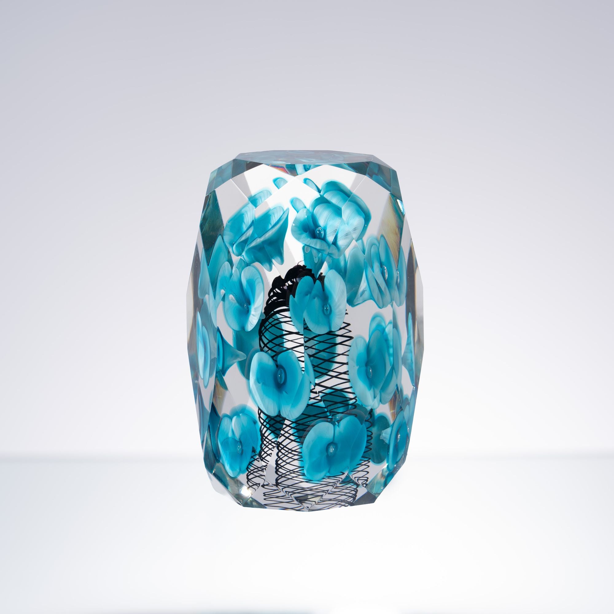 Blossom--crysflare--glass art sculpture--crystal